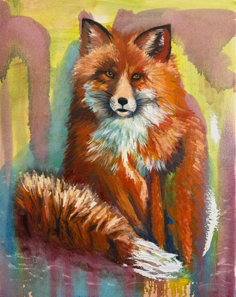 A Very Fluffy Red Fox
